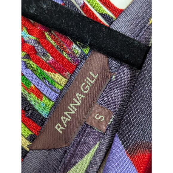 Anthropologie Ranna Gill Sabatina Dress Colorful Beyonce Glam Party Avant Garde - Picture 4 of 5